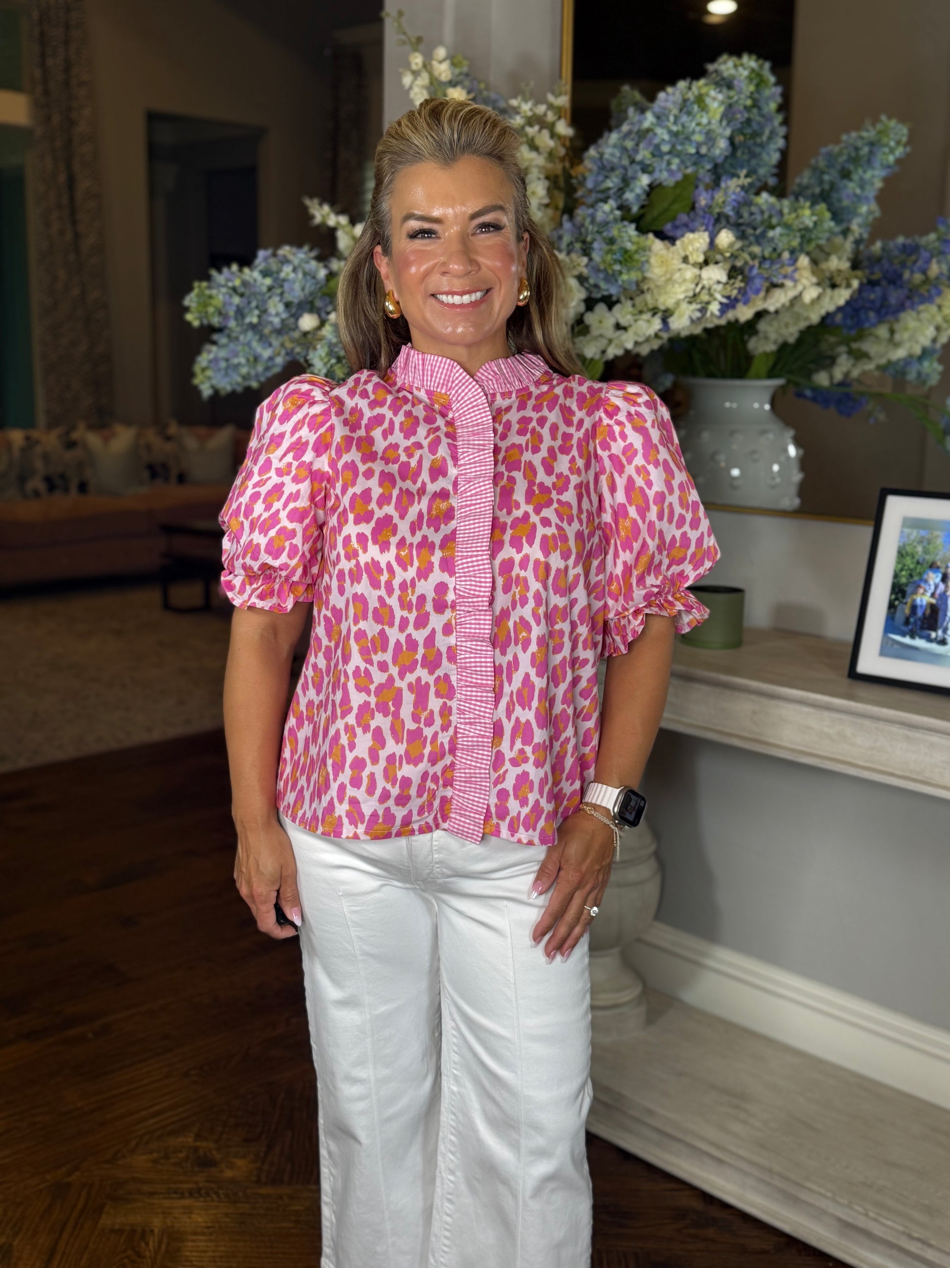 Carrie Top-Pink