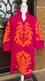 Nancy Dress-Fuchsia