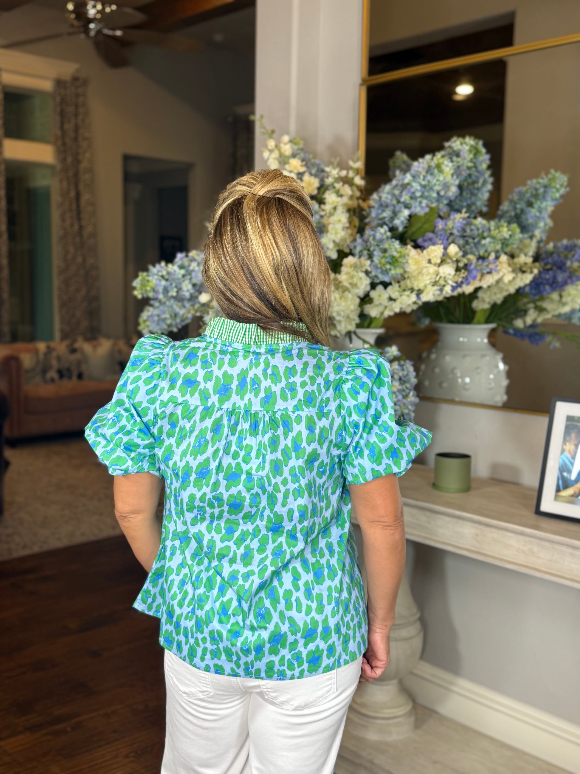 Carrie Top-Blue