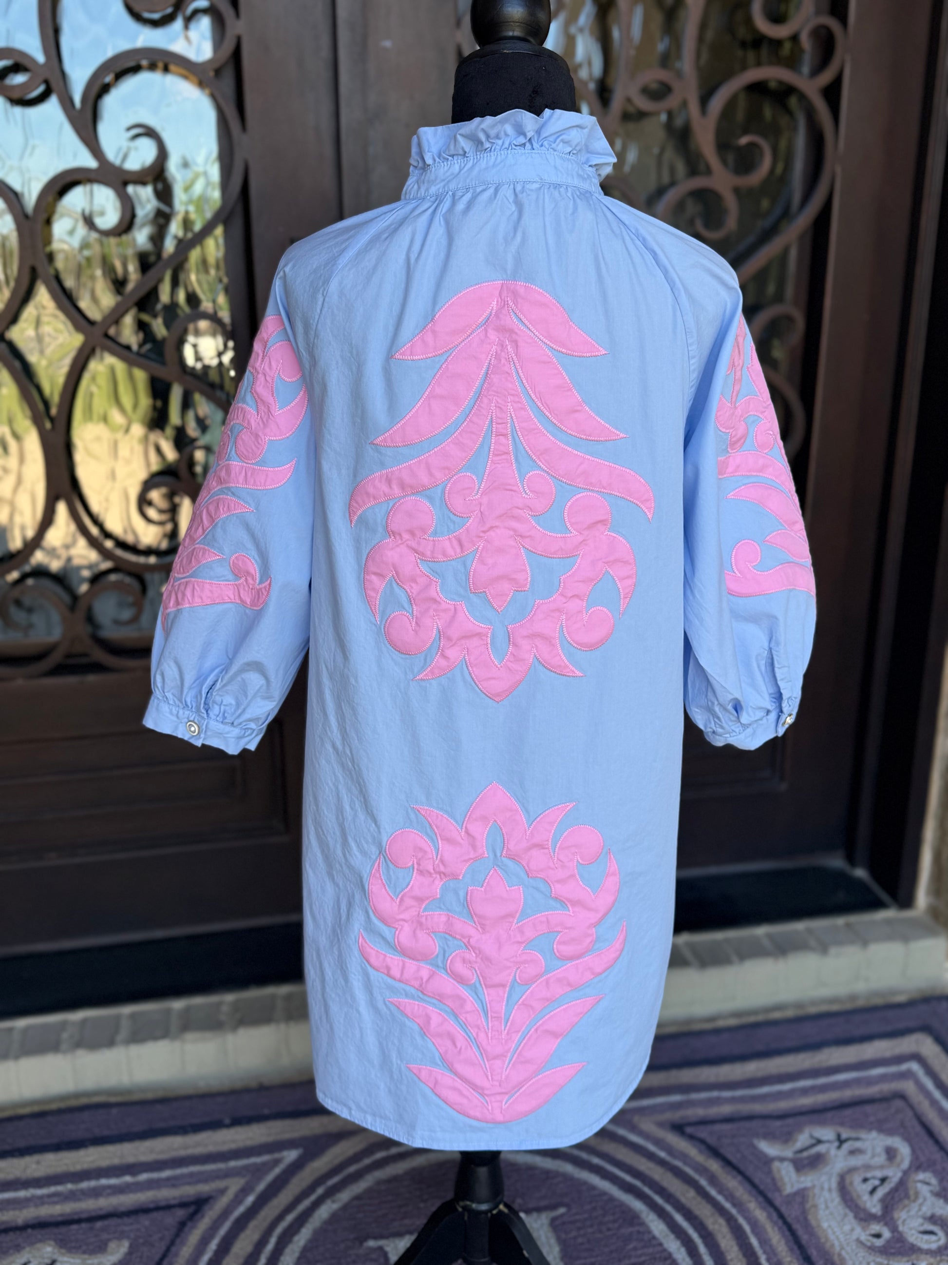 Nancy Dress-Blue