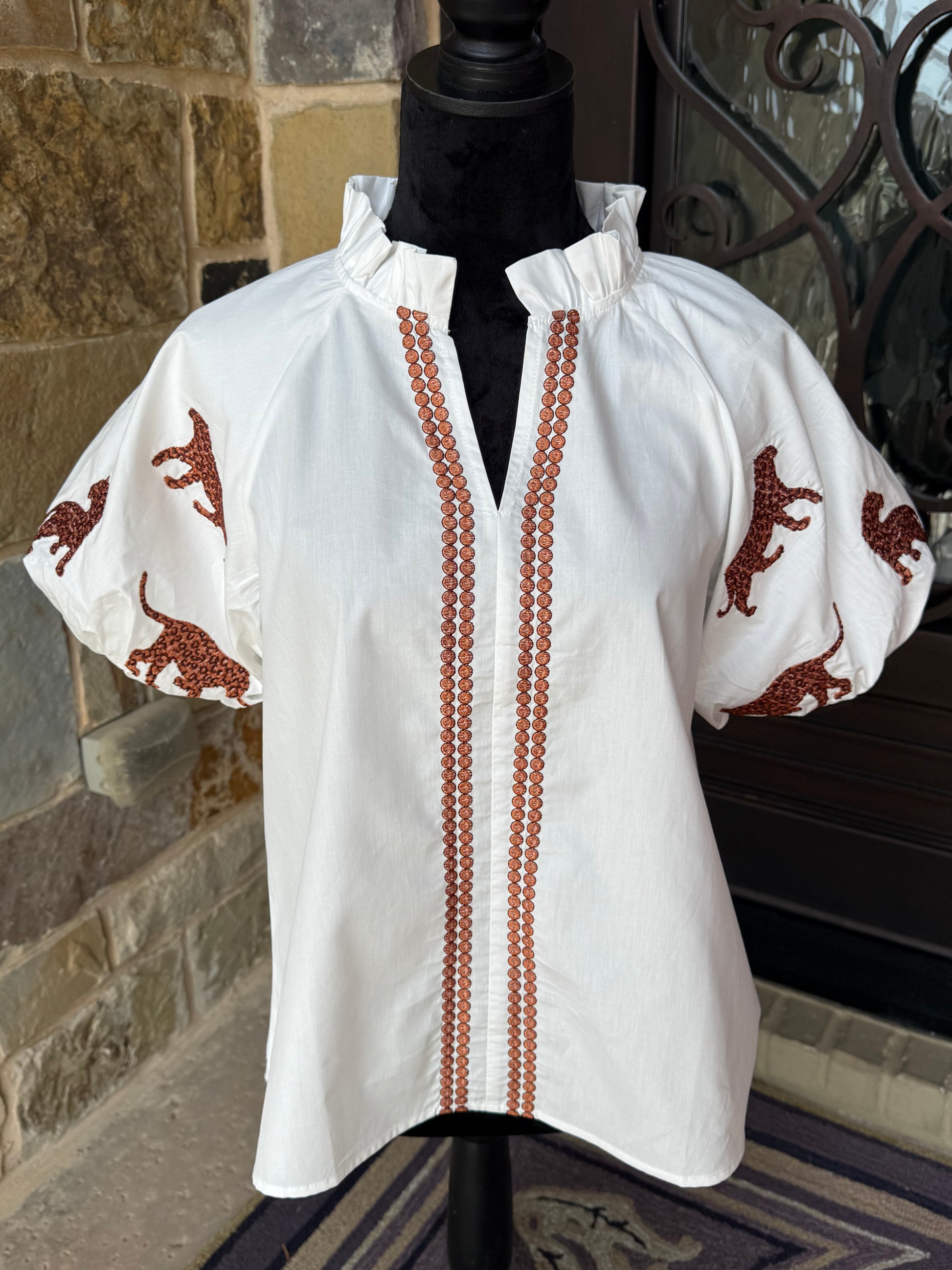June Top-White