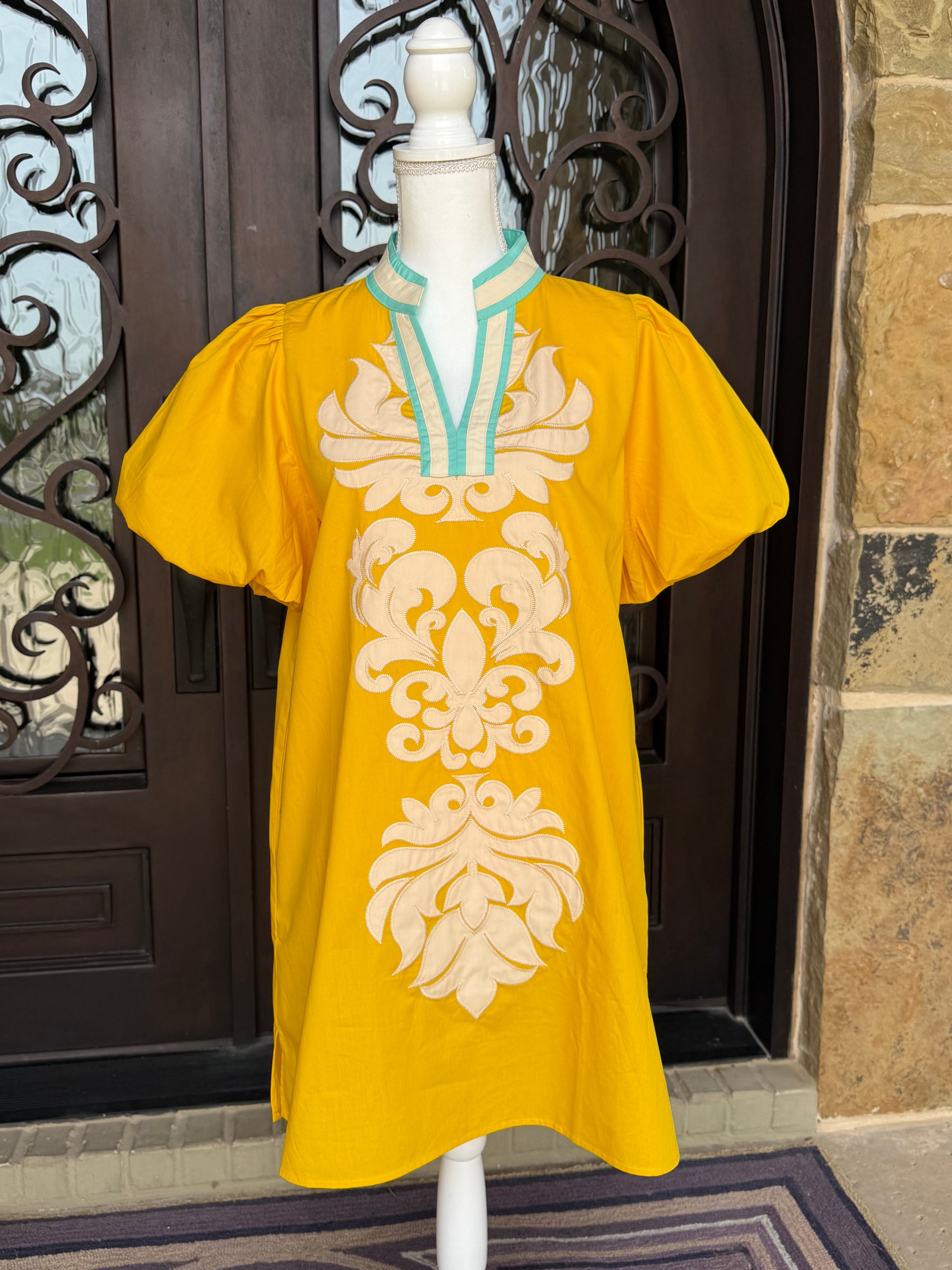 Lily Dress-Yellow