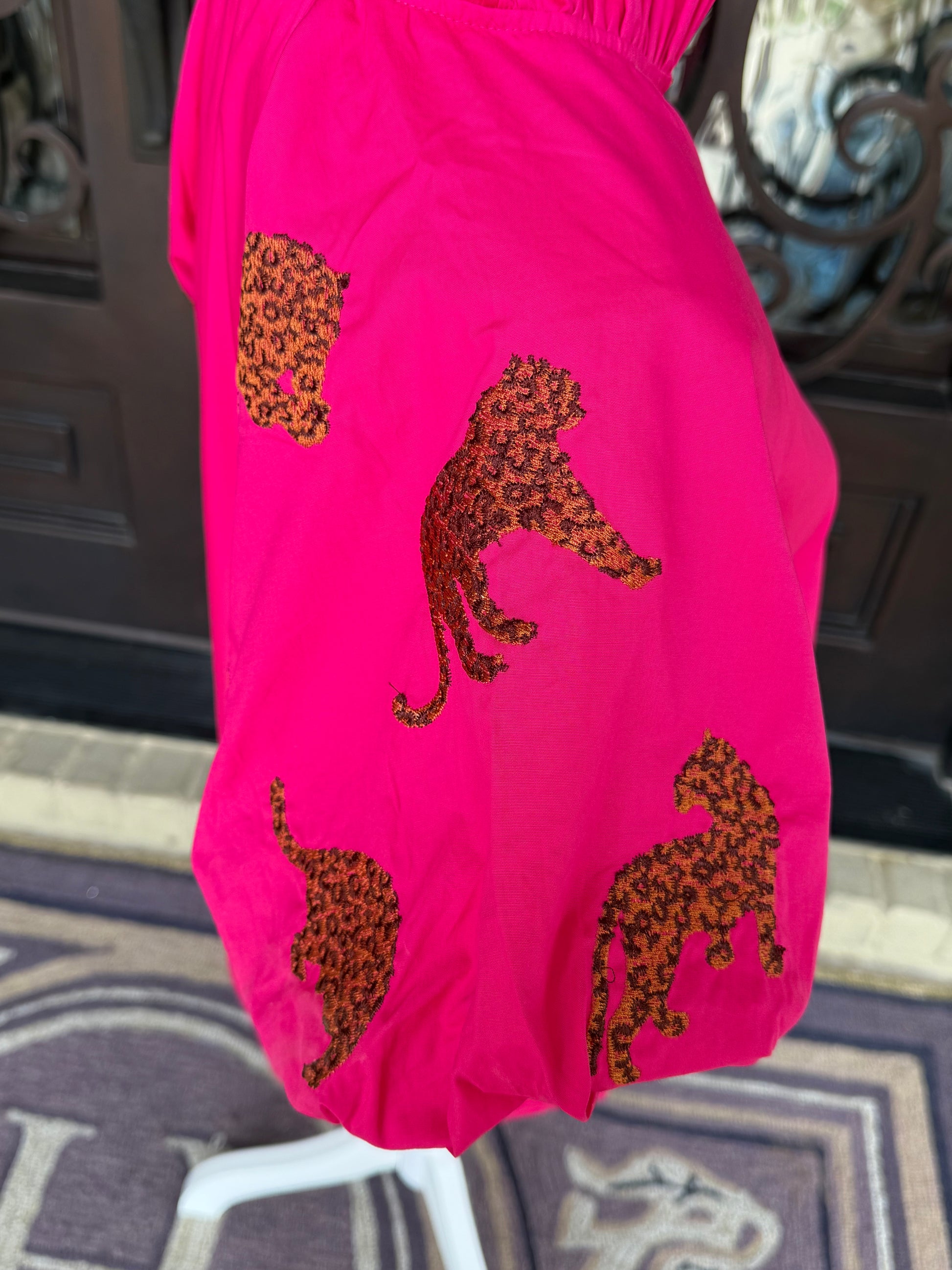 June Top-Fuchsia