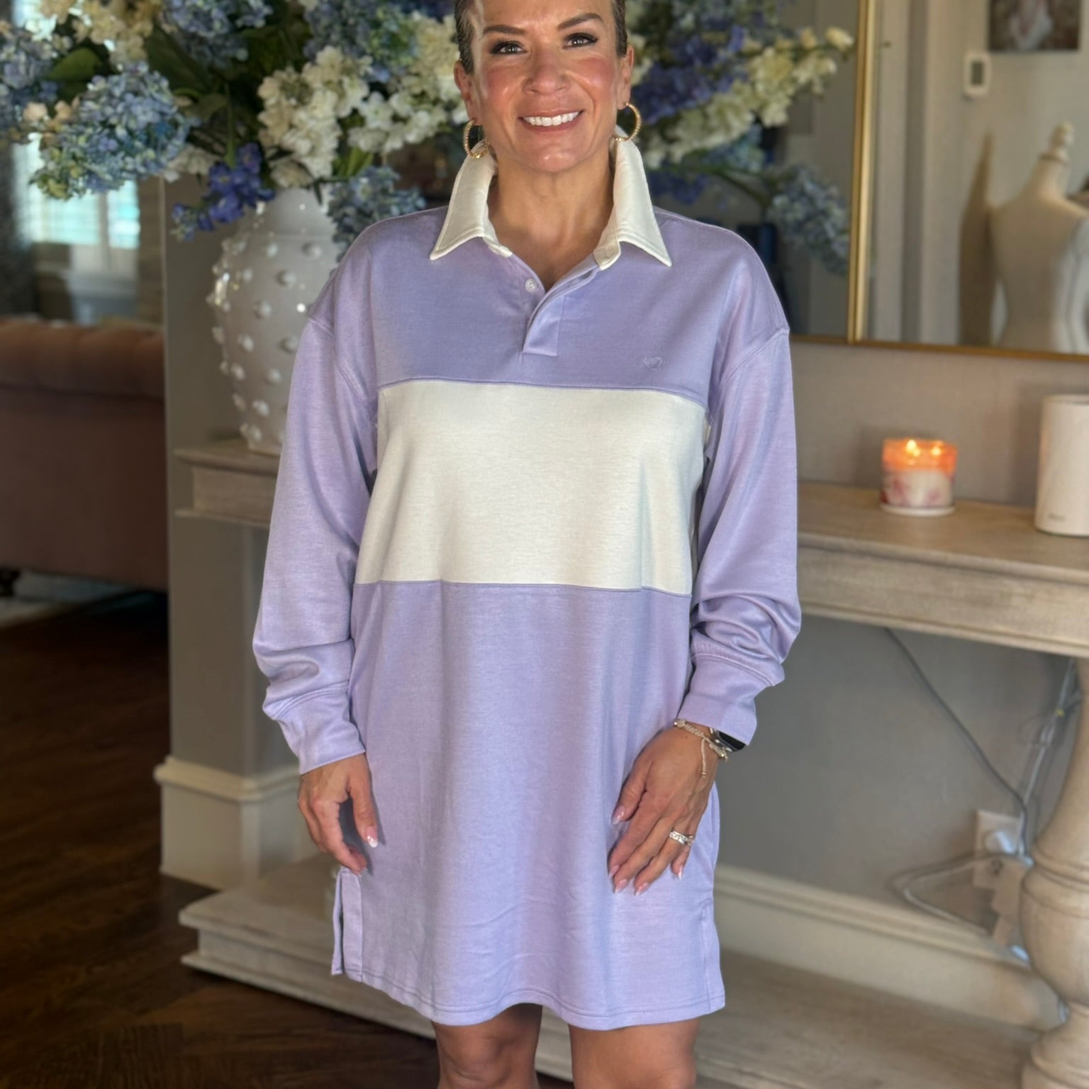 Purple Varsity Dress