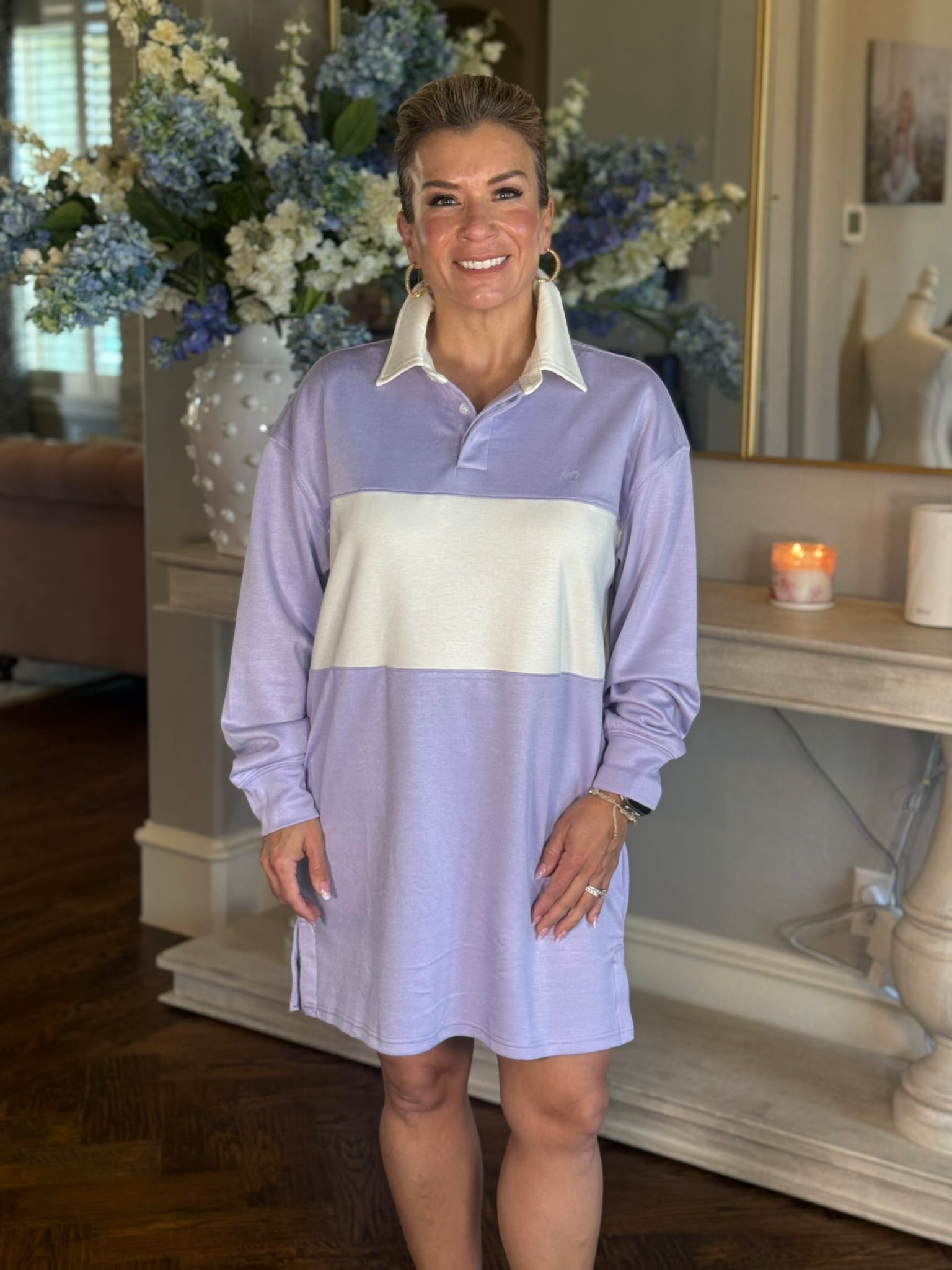 Purple Varsity Dress