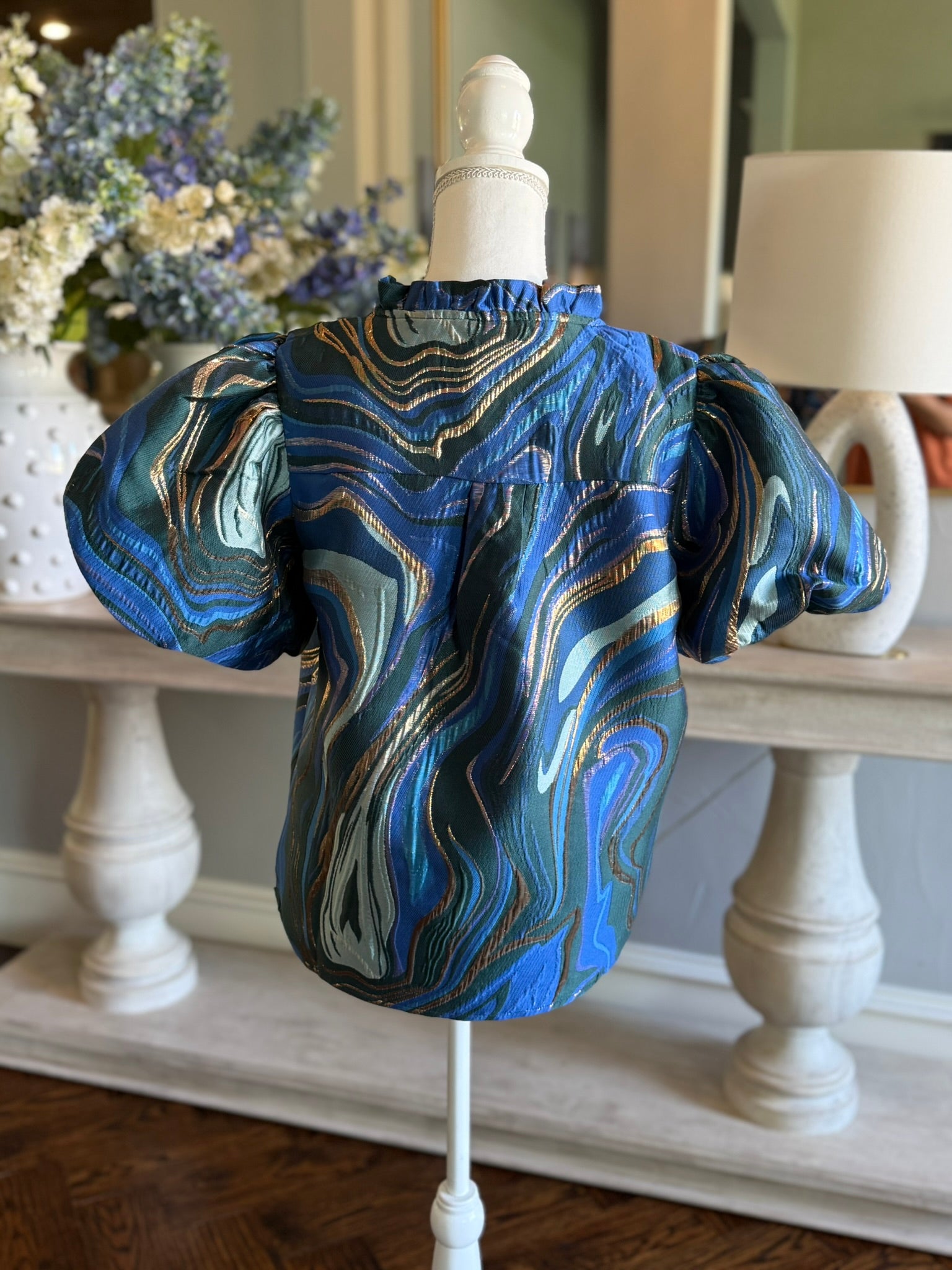 Alyssa Top-Blue
