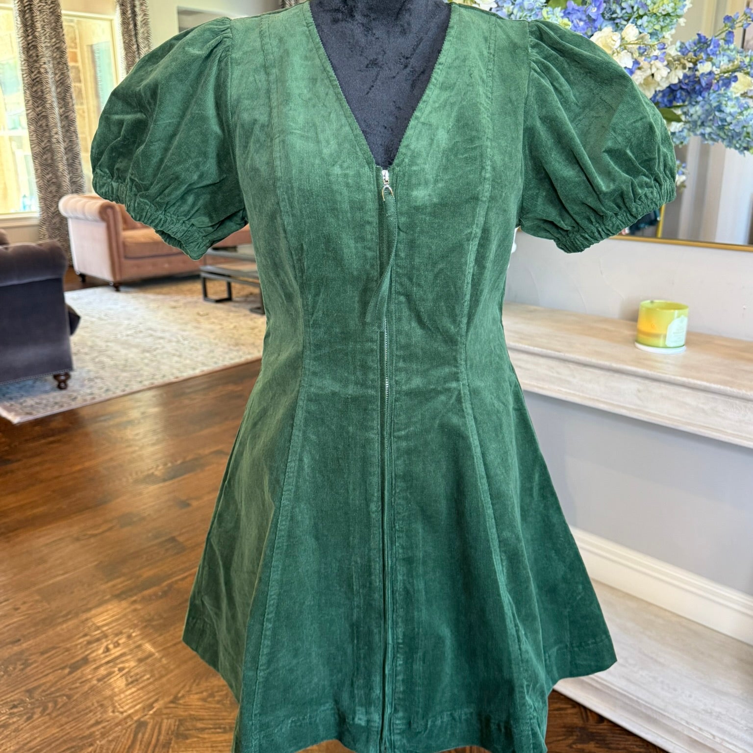 Billie Dress-Hunter Green