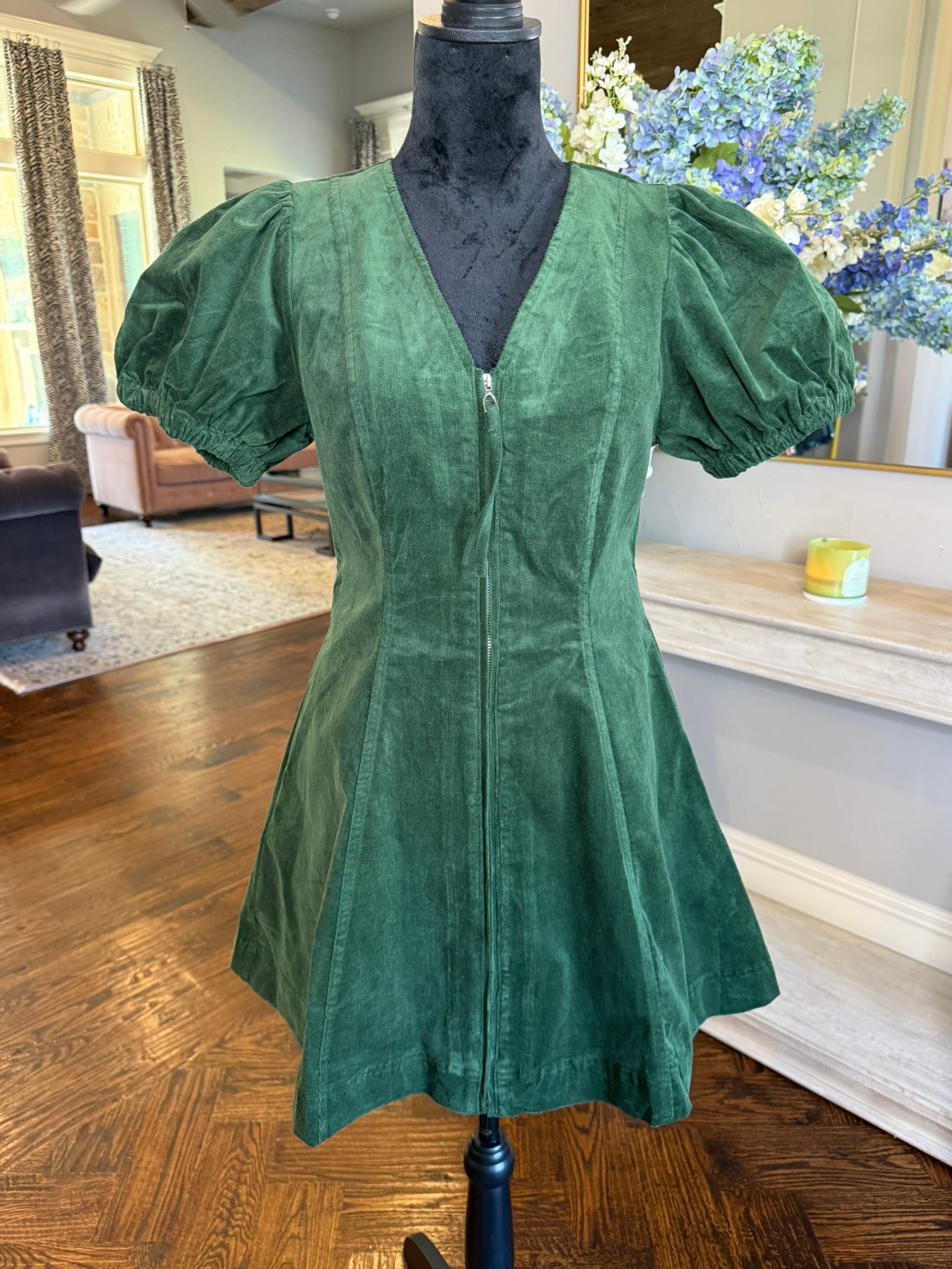 Billie Dress-Hunter Green