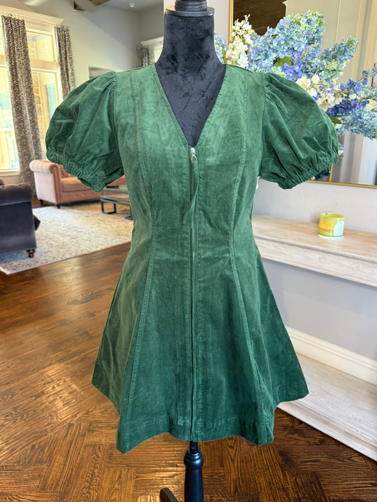 Billie Dress-Hunter Green