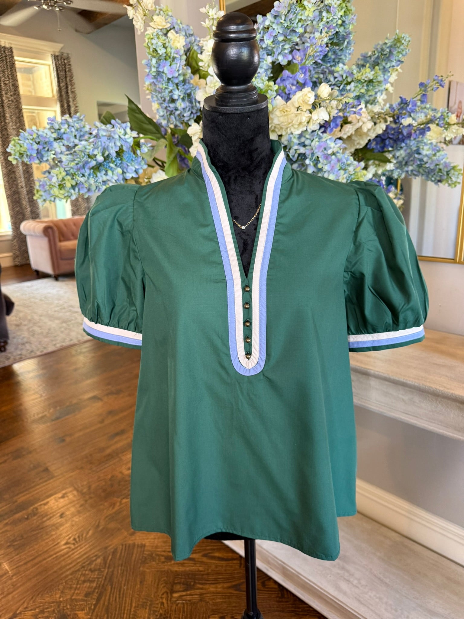Lila Top-Hunter Green