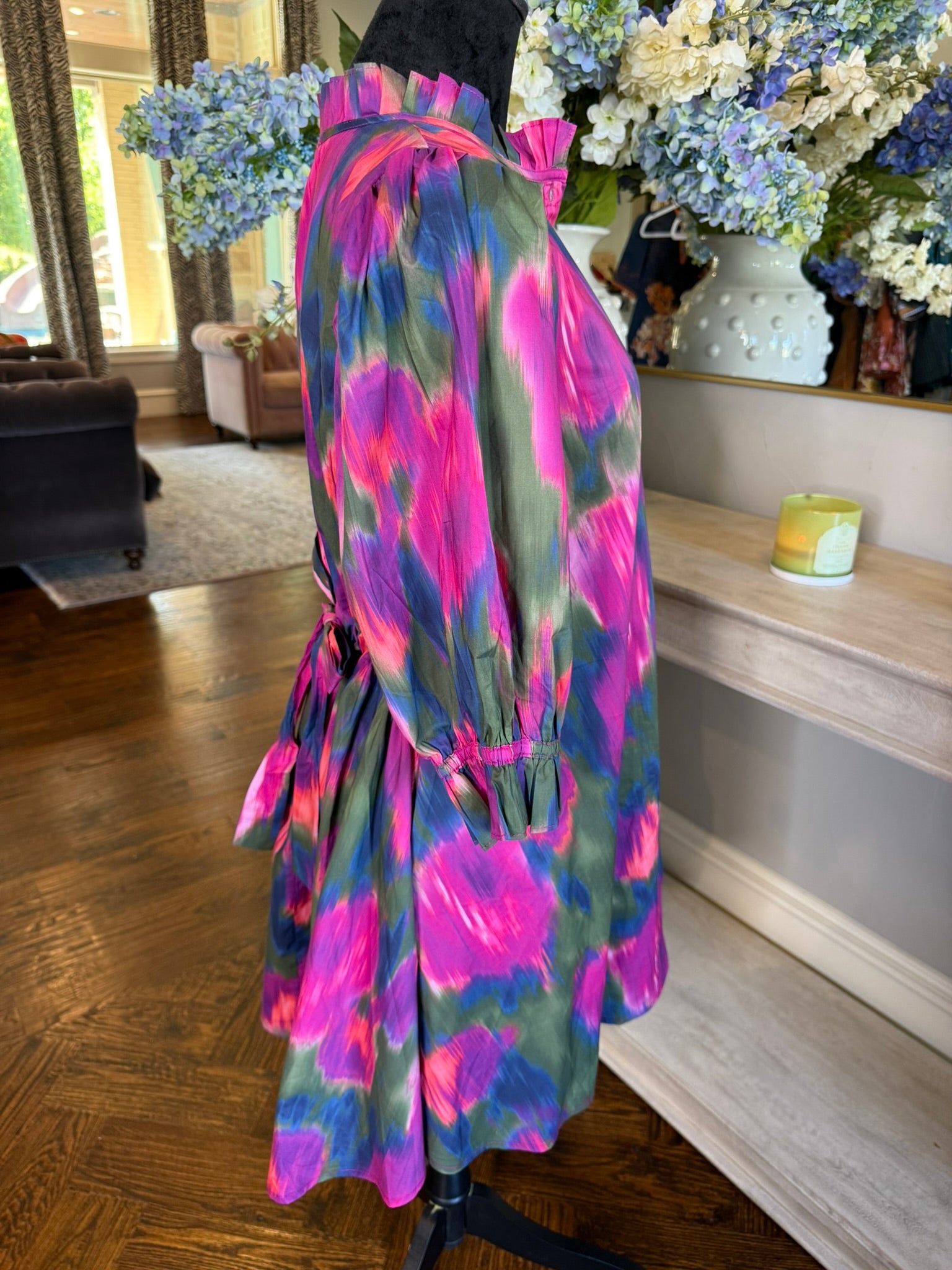 Linda Dress-Magenta