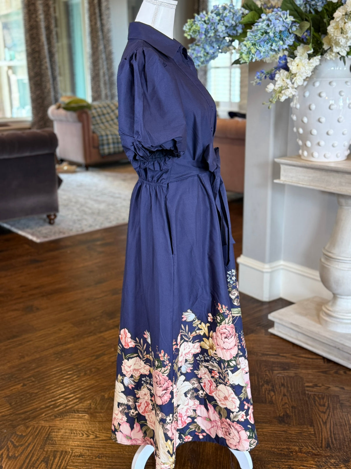 Ellie Dress-Navy