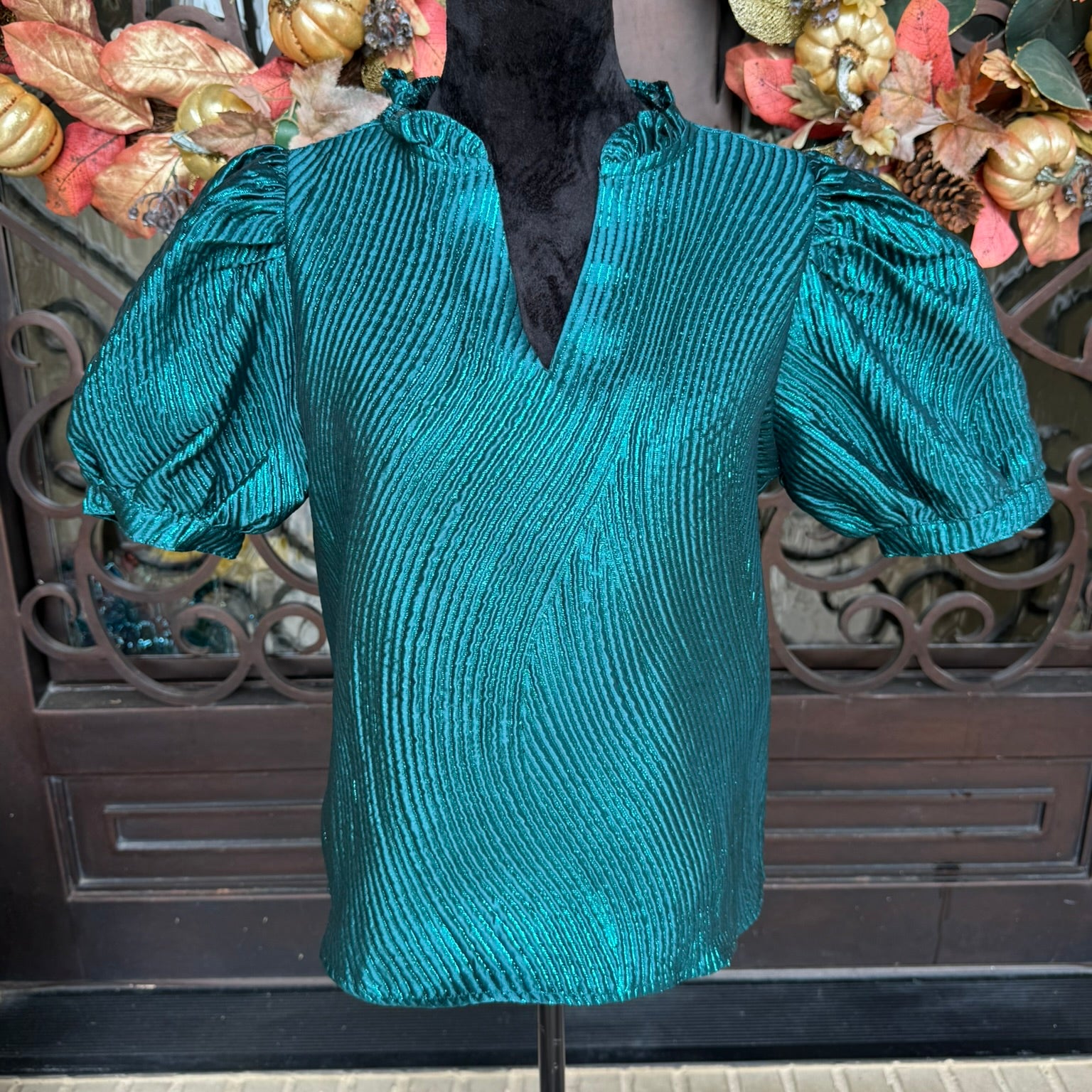 Blakely Top-Hunter Green