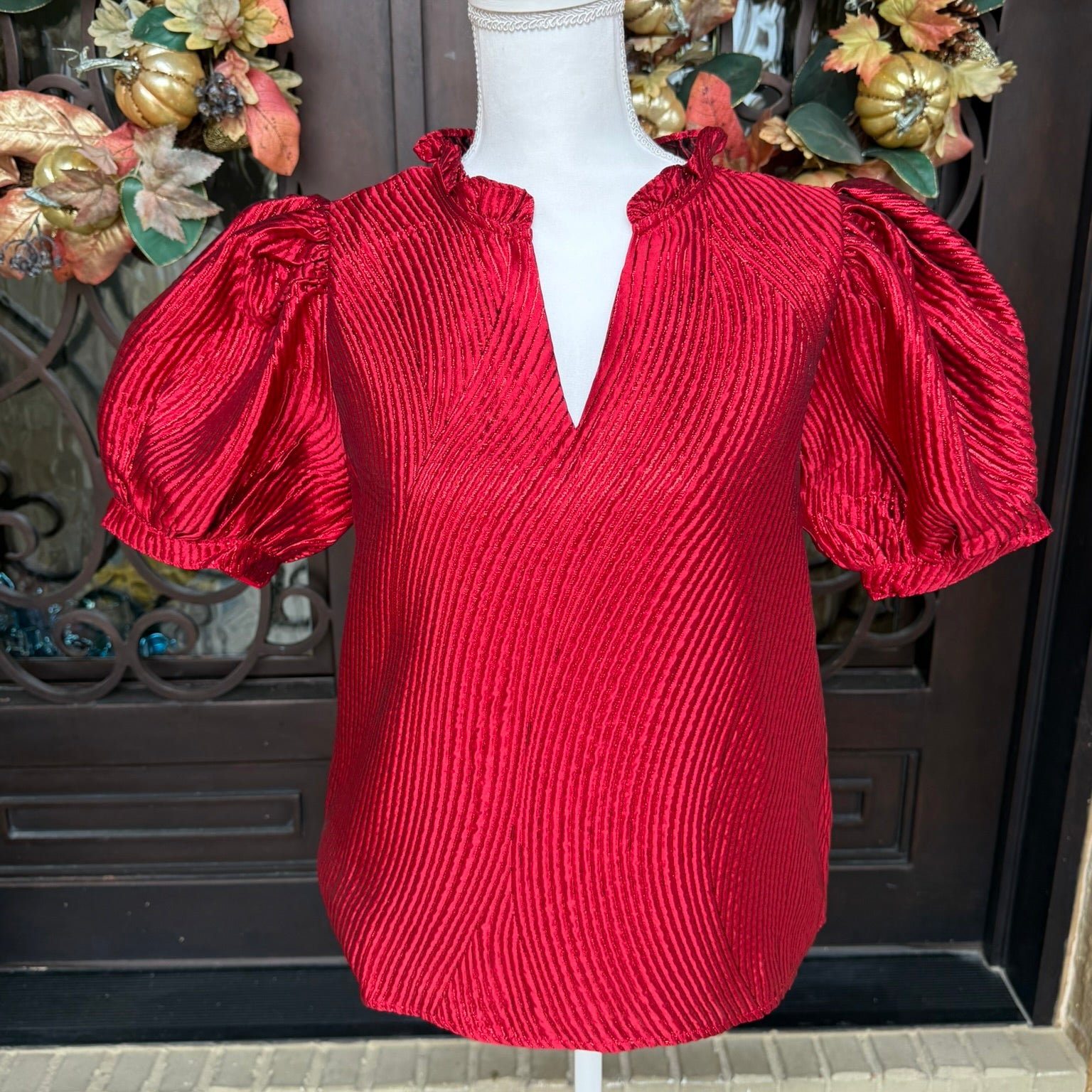 Blakely Top-Red