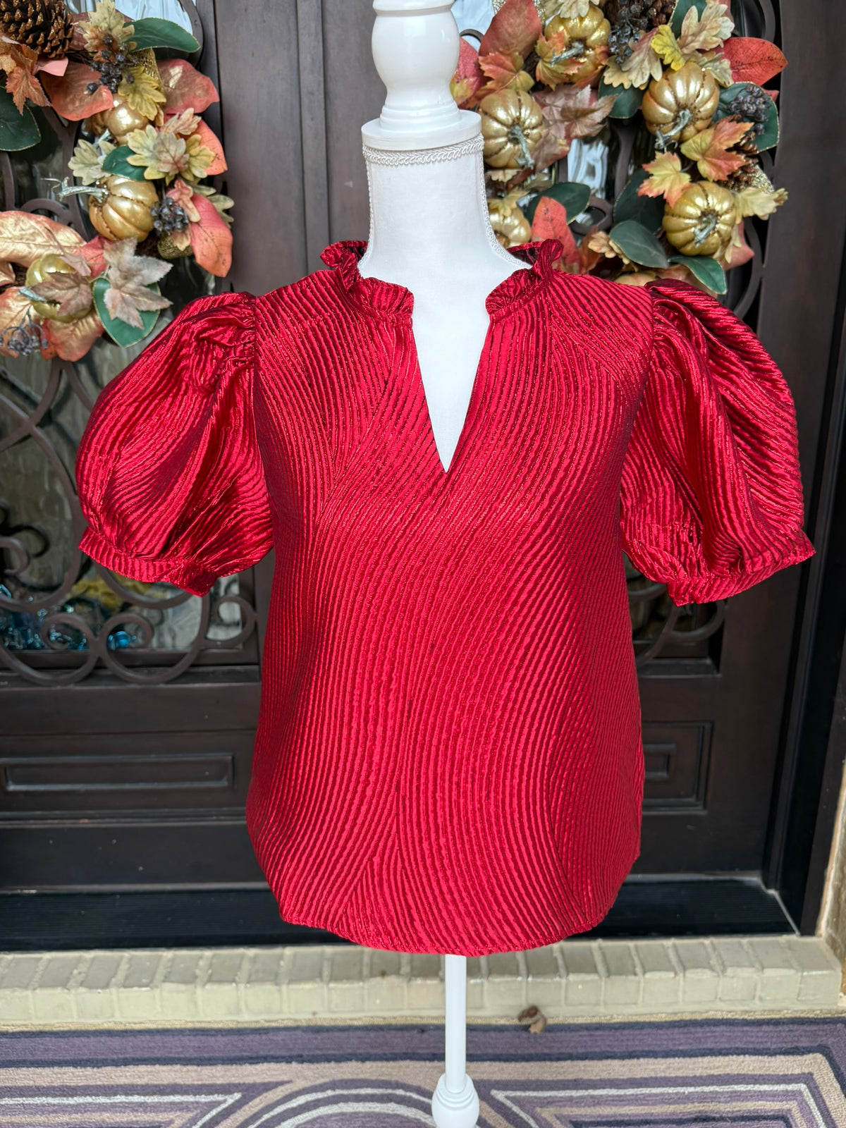 Blakely Top-Red
