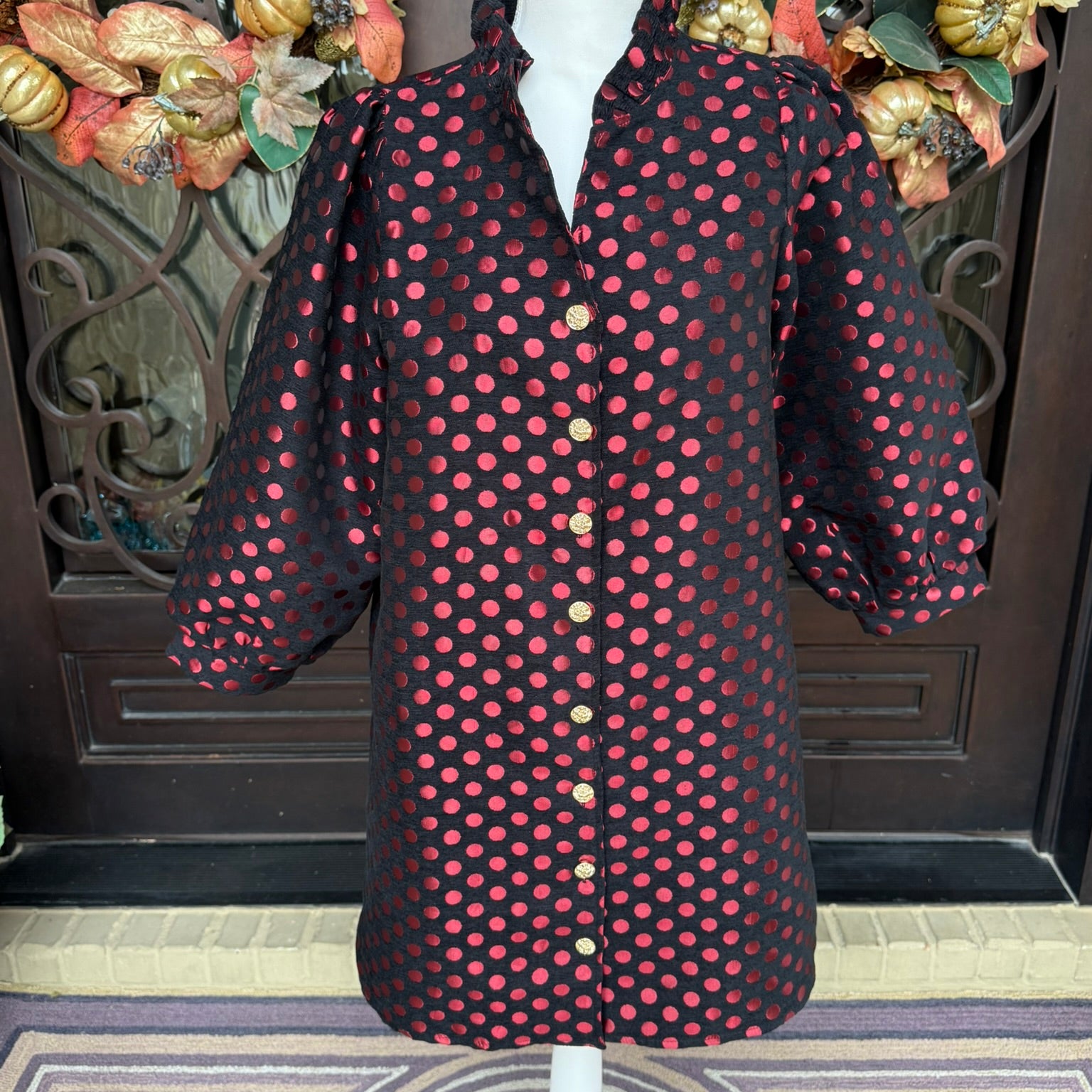 Dottie Dress-Red
