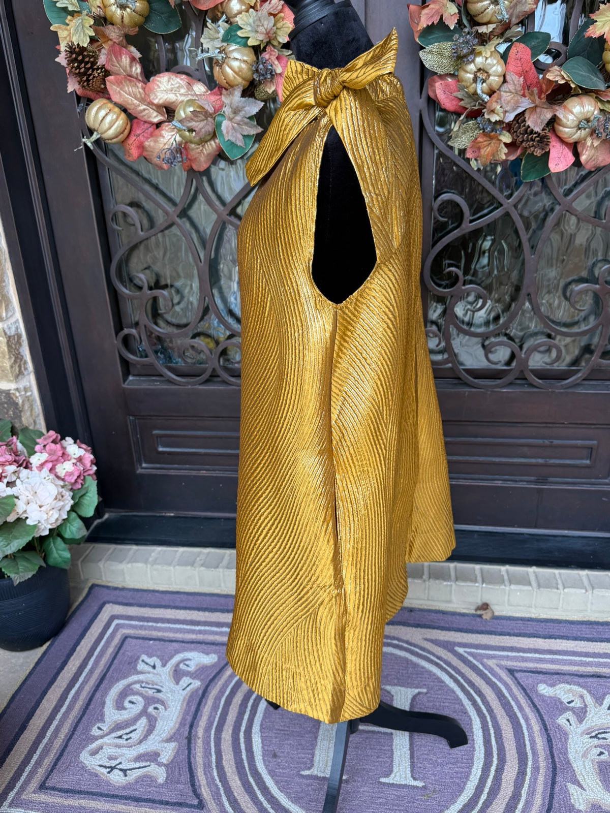 Kristie Dress-Gold