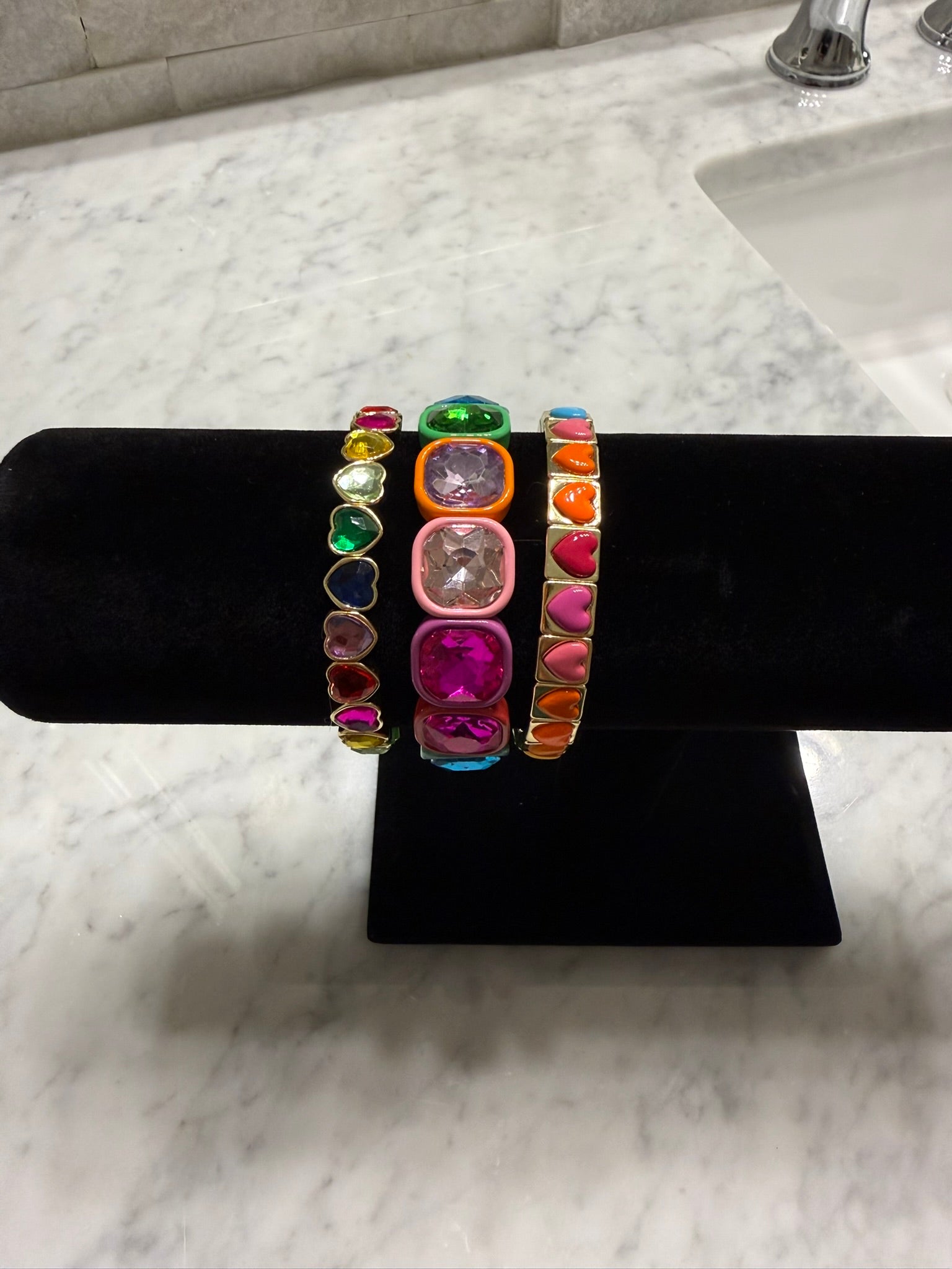Rainbow Heart Stack Set