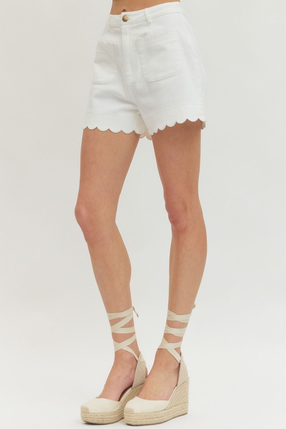 Scalloped Shorts