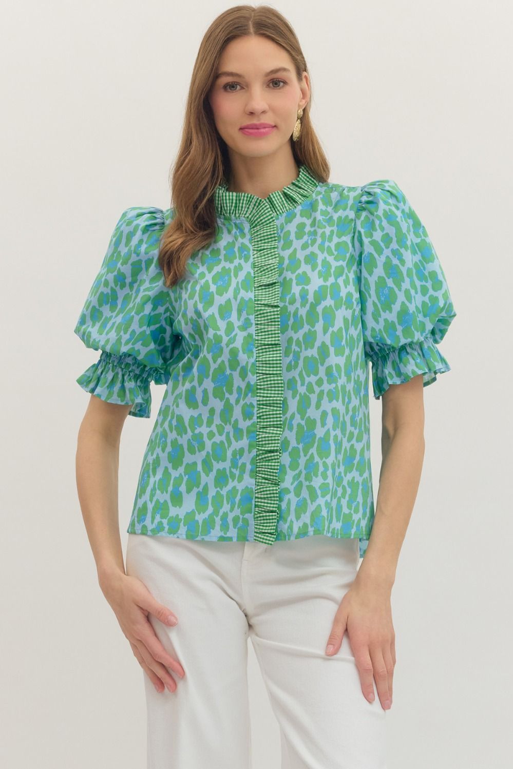 Carrie Top-Blue