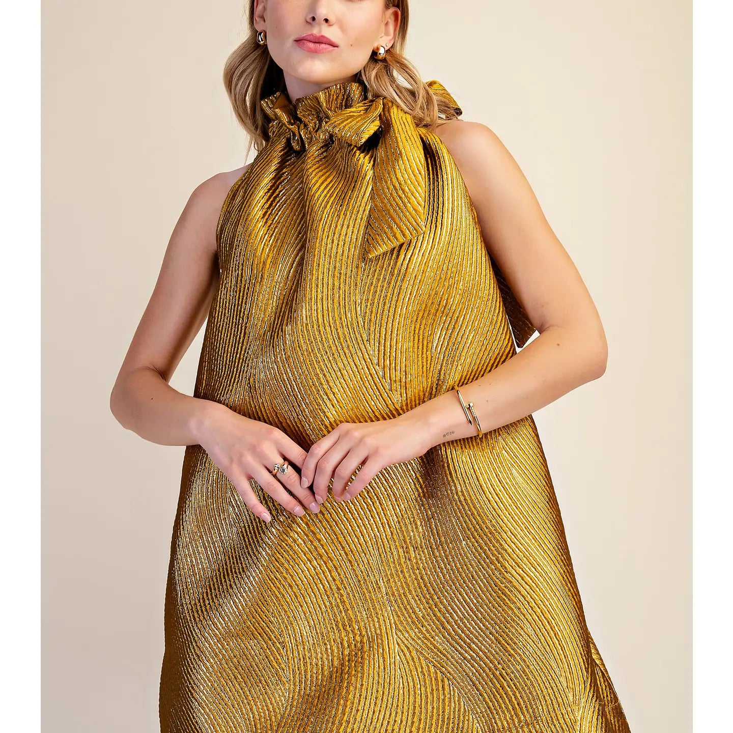 Kristie Dress-Gold